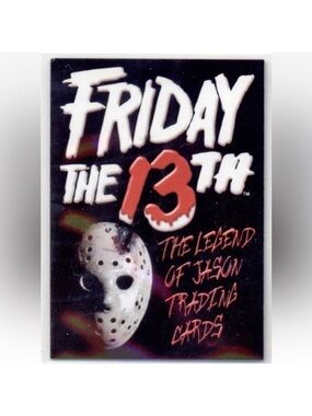Rare Jason Voorhees Friday The 13th Horror Movie Halloween Promo Trading Card